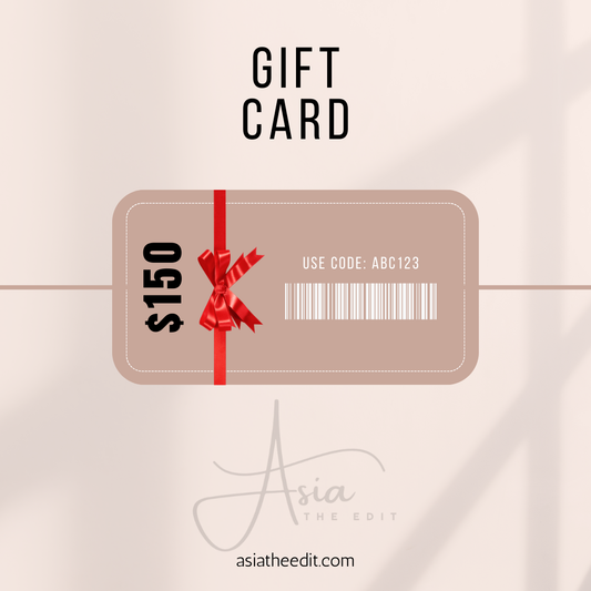 Asia The Edit – Digital Gift Card